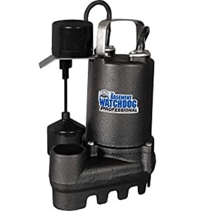 Glentronics Vertical Magnetic Float Switch 1/2 HP Cast Iron Automatic 3600 gph at 10 ft height Submersible Sump Pump